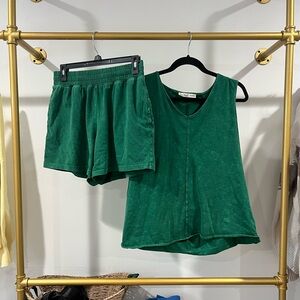 Green Women's Matching Set